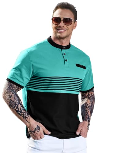 Image of EYEBOGLER Polo T-Shirt for Men || Half Sleeves Neck Polos Men's T-Shirt || Striped Polo || Packs Also Available