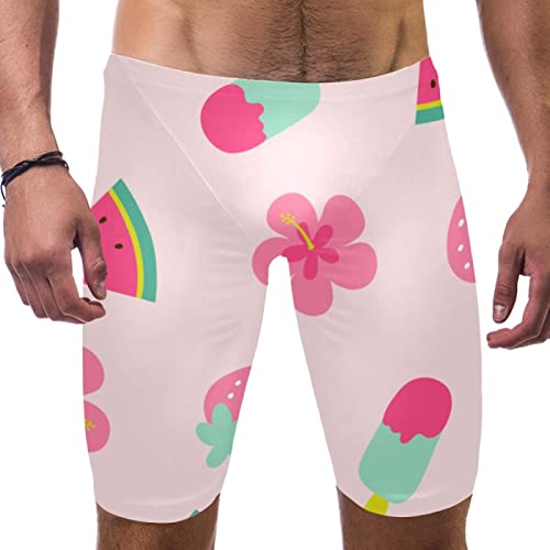 Maillot de bain homme séchage rapide floral rose M