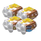 PUFAI Bundle – Frische Eier Bodenhaltung Güteklasse A – Größe L/M | 6er Pack | 4er Bundle