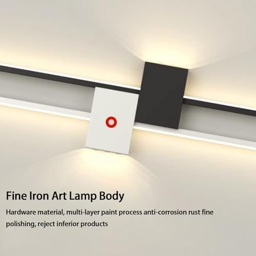 Aplique de pared moderno LED de 60cm en blanco con mando regulable 3