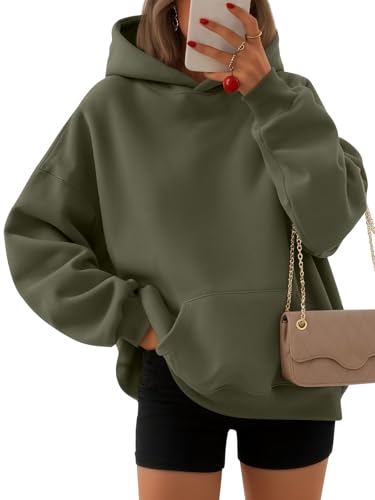 Image of EFAN Women's Hoodies Oversized Sweatshirt Comfort Fleece Sweaters | Cozy Trendy Pullover Hoodies, Sweatshirts with Pockets For Fall & Winter