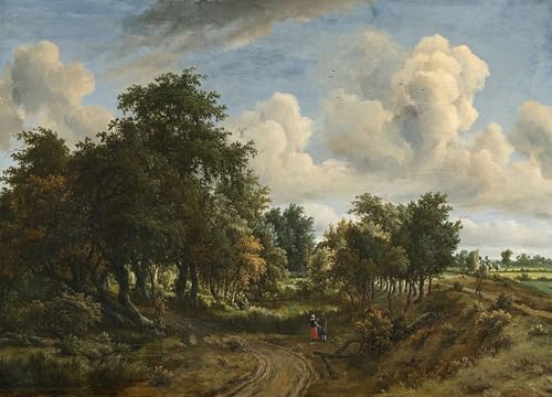 Poster Image Déco d'Art Murale paysage boisé Hobbema