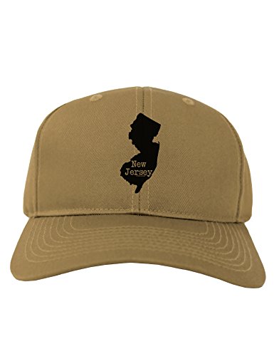 TOOLOUD New Jersey - United States Shape Adult Baseball Cap Hat - Khaki