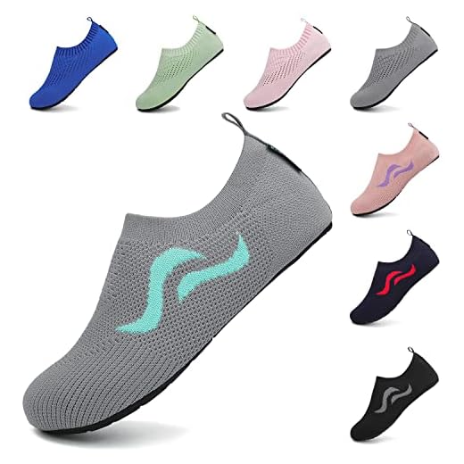 SAGUARO Zapatos Agua Mujer Zapato Calcetin Hombre Deporte Natación Zapatos de Verano Unisex Escarpines Agua Yoga 40/41 EU