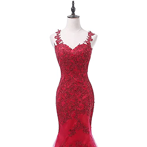 Ll Bridal Women V Neck Mermaid Prom Dresses Long 2021 Formal Evening Party Gown Black Size 4 #TOP3