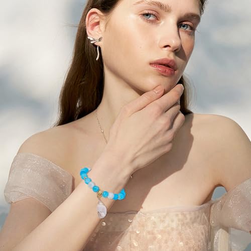 Breloques fausses perles et coquillages plaqué or pour création chic - 7