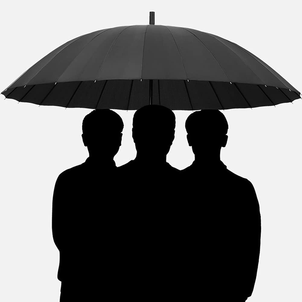 Paraguas Antiviento Paraguas Automático Grande, Paraguas De Jardín, Paraguas De Patio, Paraguas De Lluvia, Paraguas Reforzado A Prueba De Viento para Hombres Y Mujeres Paraguas Hombre Mujer (Blue : S