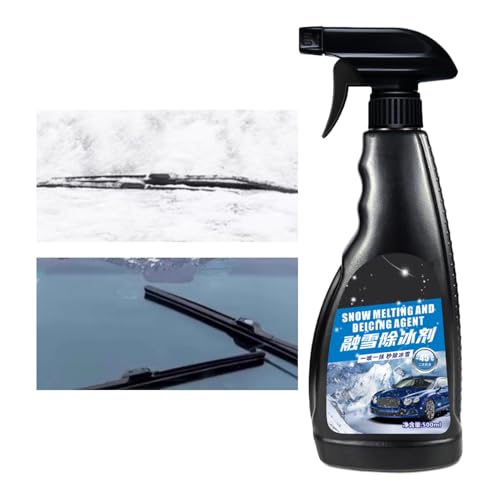 Spray de dégivrage pour pare-brise action rapide longue durée contre la neige de camping-car