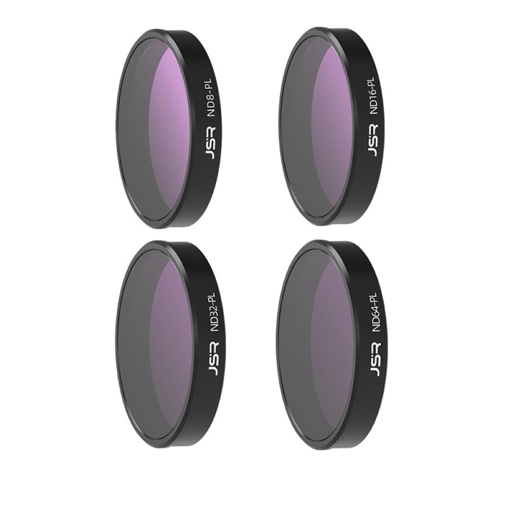 Zestaw filtrów obiektywu aparatu do DJI Osmo Nano, UV CPL ND8 ND16 ND32 ND64 PL Night Star aluminiowa rama filtry ochronne z wielowarstwową powłoką nano (4 w 1 (NDPL8/16/32/64))
