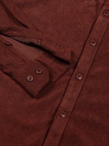 Image of Thomas Scott Men's | Solid | Full Sleeve | Slim Fit | Polyester-Blend | Button Down | Casual Shirt