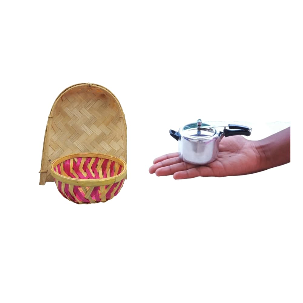 Bamboo Miniature Play Set/Mini Toy Basket/Miniature Toy Mini Cooker/Kids Playing Kitchen Set/Small Cooker (B0DFZ63ML9) Amazon Price History, Amazon Price Tracker