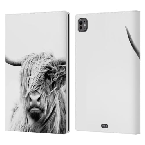 Portrait d'une Vache étui cuir haut de gamme iPad Pro 11 2024 2025