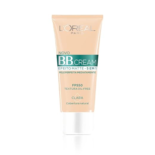 Base BB Cream L'Oréal Paris Efeito Matte Cor Clara FPS 20, 30ml