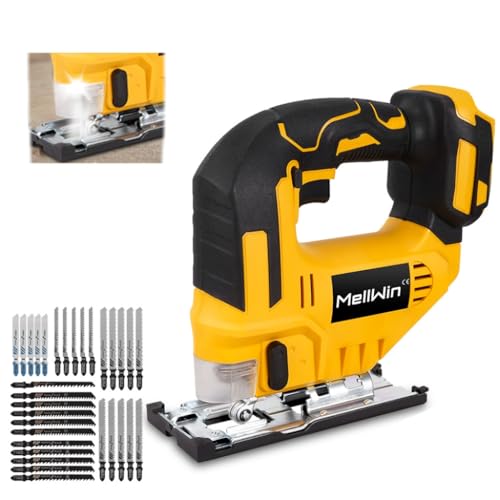 Scie Sauteuse 750 W, 800-3500 tr/min, Course de 26 mm, Mouvement Pendulaire à 3 Positions, Compatible avec les Batterie Makita 18 V, Coupes en Biseau jusqu'à 45° pour Bois et Métal (sans Batterie)