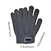 QDKVTNDJZ Touchscreen Gloves for Winter – Wireless Thermal Glovesold Weather Grips | for Phone Calls All-Outdoor Bicycle Snowboarding Skiing Construction Travel Gardening(Grey,B)