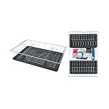 Metaltex Colonia - Escurreplatos con bandeja, 48 x 30 cm