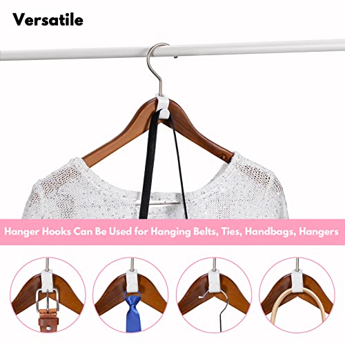 Jumperlay Clothes Hanger Hooks Connector For Outfit Pairing, Hanger Extender Hooks For Space Saving, Cascading Hanger Hooks For Organizing Small Closet, 100 Pack, Multicolor #TOP4