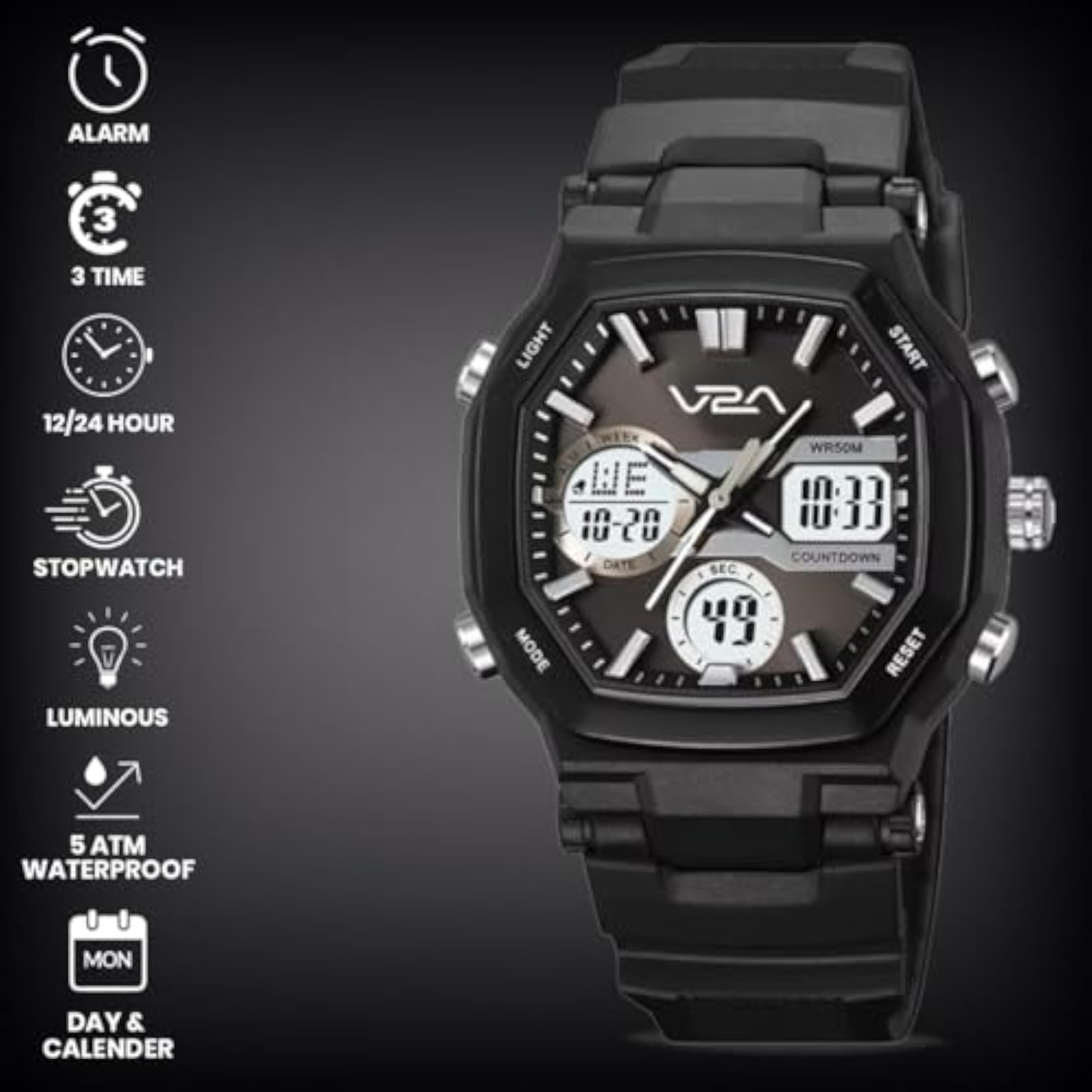 Women's Aura-Blush 2889 Analog-Digital Watch
