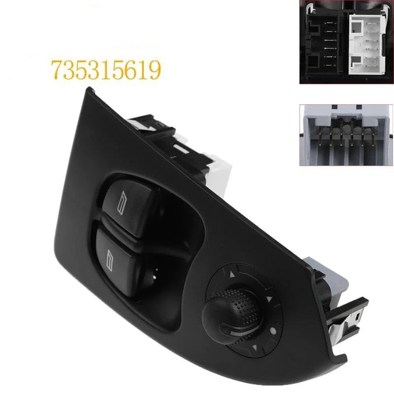 Bouton de Commande Principal de lève-vitre pour Citroën Jumper 2002-2006 6554.T3