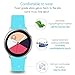 12 Pack Silicone Bands Compatible with Samsung Galaxy Watch Active 2/Active 40mm 44mm/Galaxy Watch 6&5&4 40mm 44mm/Watch 3 41mm/Watch 42mm, Gear S2 Classic/Gear Sports (20mm)(Silver Buckle)