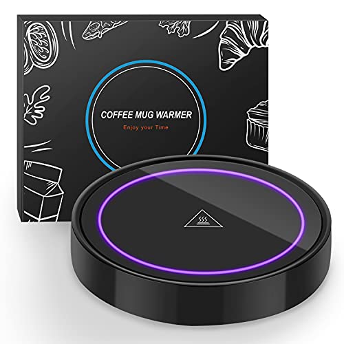 Dimux Coffee Mug Warmer Pressure-Activated, Auto On/Off Gravity-induction Mug Warmer for Office Desk Use, Candle Wax Cup Warmer Heating Plat Electric Mug Warmer for Office Desks and Family Living Rooms.ï¼ˆOn/Off 135Fï¼‰