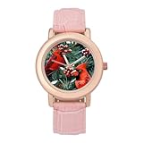 Realizzato in lega e cinturino in pelle PU, questo orologio da donna è ben progettato per resistere alla prova del tempo con un fascino straordinario.
