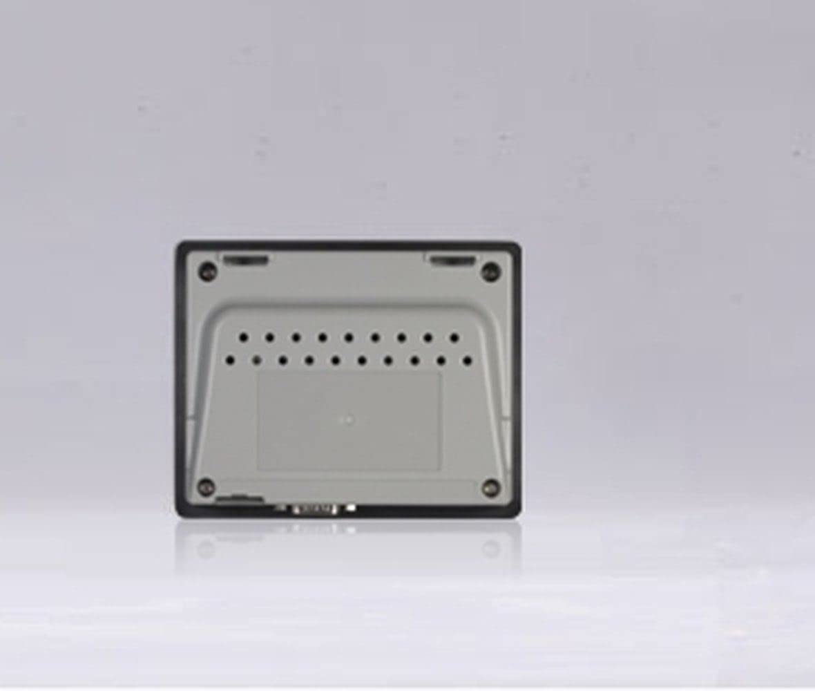 Rear view of the MT6071iE HMI showing mounting points and ventilation