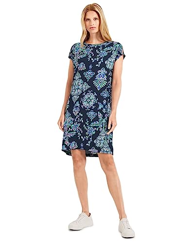 CECIL Damen B143663 Midikleid, deep Blue, L