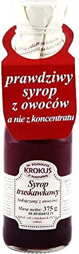 Sirope de fresa 375g Krokus