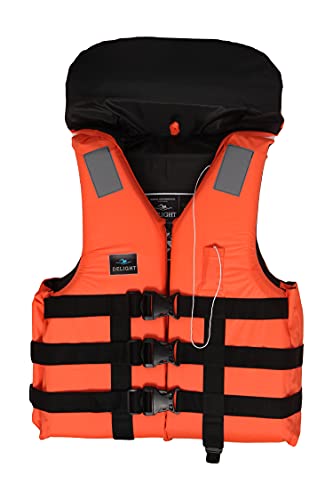 Image of Delight Adult Life Safety Jackets Vest Weight Capacity 40-120+with Head Support
