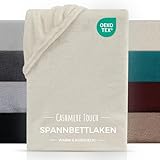 OEKO-TEX SPANNBEZUG - Fleece Bettlaken nach Oeko-Tex 100 (Prüf.-Nr.: 15.HPK.76009) zertifiziert, das flauschige Mikrofaser Spannbettlaken kuschelig ist bestens geeignet für den bedenkenlosen Einsatz in Bett und Schlafzimmer