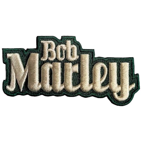 Bob Marley - Patch Ă repasser (Taille unique) (Noir/Beige)