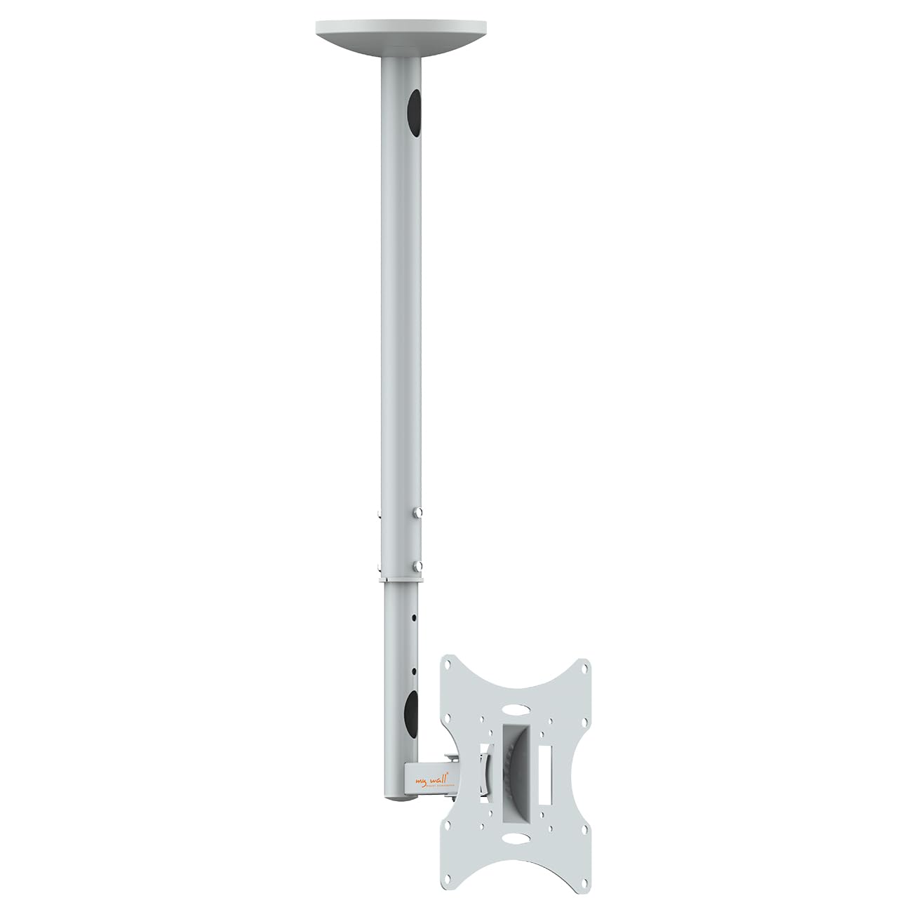 My Wall HL4-2L - Sostegno da soffitto per schermo piatto fino a 76 cm (30 pollici), colore: Argento