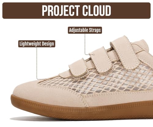 Image of Project Cloud Sneakers for Women - Stylish & Comfortable Women's Fashion Sneakers with Memory Foam and Leather Insole - Non Slip & Lightweight Womens Shoes - Fashion Shoes for Women (Ysabelle)