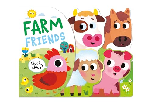 Peekaboo Heads Farm Friends - An Interactive Animal Board Book for Toddlers