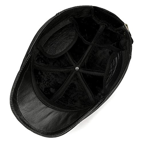 Béret respirant en cuir synthétique souple avec attache réglable