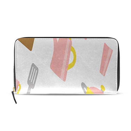 Preisvergleich Produktbild Plsdx Küche kochwerkzeug lange pass kupplung geldbörsen reißverschluss brieftasche case handtasche geld veranstalter tasche kreditkarteninhaber für dame frauen mädchen männer reisen geschenk
