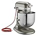 KitchenAid KSM8990CU 8-Quart Commercial Countertop Mixer, 10-Speed, Gear-Driven, Contour Silver