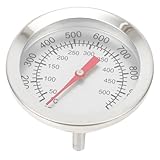 HOMSFOU Ofenthermometer Edelstahl Bratenthermometer Bbq Temperaturmesser Digitales Sofortthermometer für Grill Backofen Küche Kompakt und Vielseitig Einsetzbar