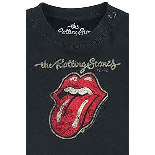 The Rolling Stones Metal-Kids - Classic Tongue Unisexe T-Shirt Noir – Image 2