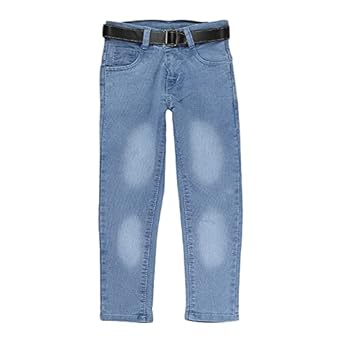 VMart Boys Solid Pc Dobby Denim Medium Rise Jeans[Bj] 465918