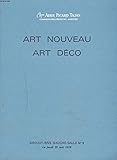  ART NOUVEAU. ART DECO. VENTE DU 25 MAI 1978. ARTS GRAPHIQUES, PEINTURES, CERAMIQUE, DINANDERIE, ART DU VERRE, SCULPTURES, BRONZES, MOBILIER.
