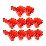 FOYTOKI 10 Piezas Clip De Palo De Golf Clip De Putter Soportes para Putter Clip De Organización del Club Soporte para Putter Clip De Golf Abrazadera De Palo De Golf Rojo El Plastico