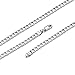 S925 Silber 5mm Ultradünne Sechseck Damen Kette Kubanische Kette Silberfarben Damen Kubanische Kette Damen Choker 35cm Feine Silberkette