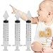 Vidaprime Juego de 3 jeringas de lavado nasal para bebés y adultos, aspirador nasal para bebés, jeringa de lavado nasal fácil.