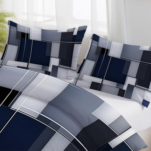 Housse de couette rayures géométriques pour lit d'enfant mixte - 4