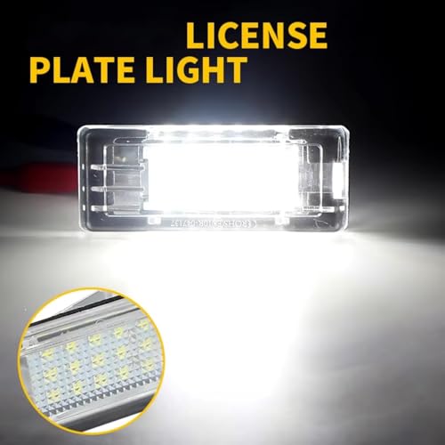 Luces de matrícula de alta visibilidad para Dacia Lodgy y Duster 12V pack de 2 4