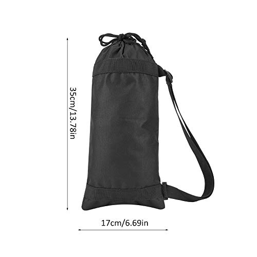 Funda para trípode de cámara, negra, plegable, portátil, exterior, con correa para el hombro, 35cm miniatura 4