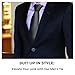 Man of Men Solid Black Color Ties for Men, Mens Ties, Adjustable Mens Tie, Necktie for Business and Wedding
