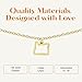 Lucky Feather Oregon Shaped State Necklace, 14K Gold-Dipped Pendant on Adjustable 16”-18” Chain